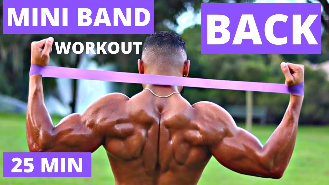 BURN BACK FAT | MINI BAND BACK WORKOUT SHRED
