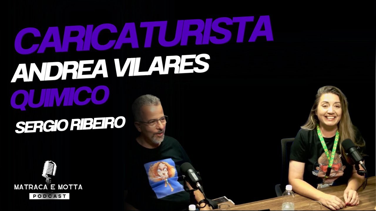 Matraca e Motta  entrevista com a caricaturista Andrea Vilares