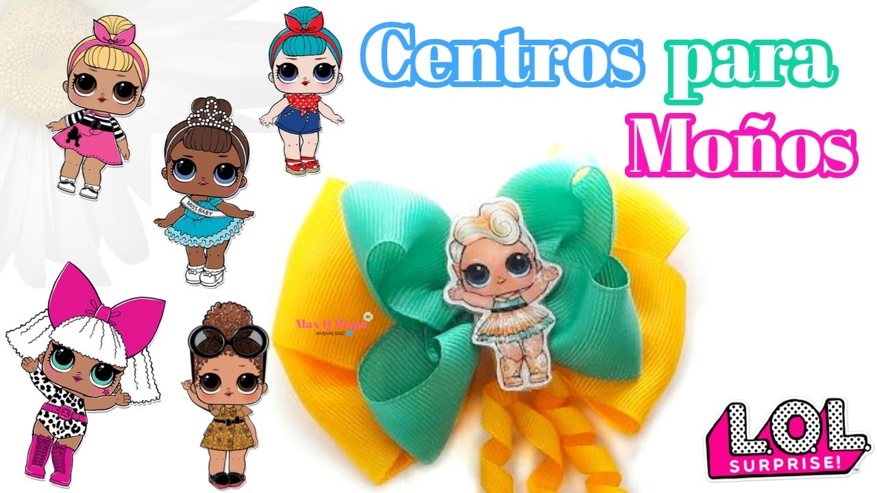 Centros para mo&ntilde;os Con silicona caliente 😍 F&aacute;cil, R&aacute;pido y Bonito 💙 Margari
