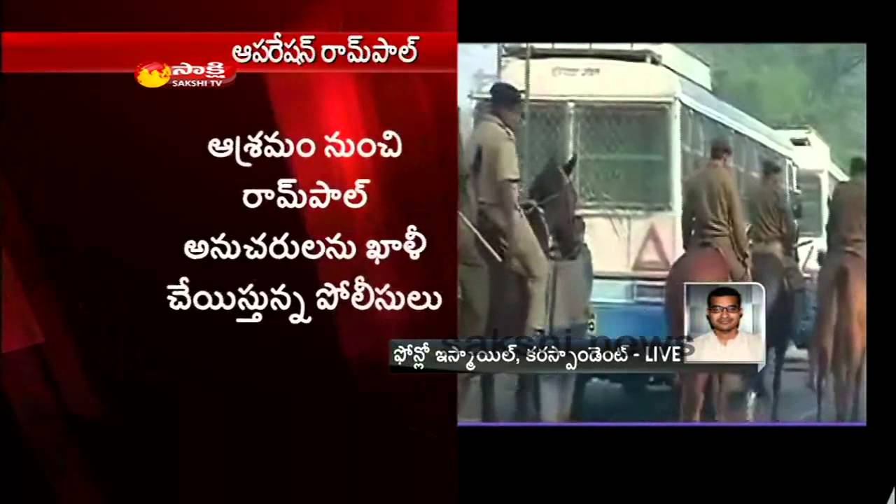 Baba Rampal Ashram: Police evacuate 10,000 followers, Baba still missing