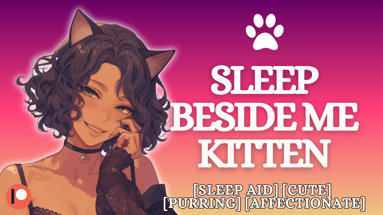 Sleepy Neko Mommy Cat Naps With You [F4M] | Purring | Sleep Aid | Kisses | ASMR Girlfriend Roleplay