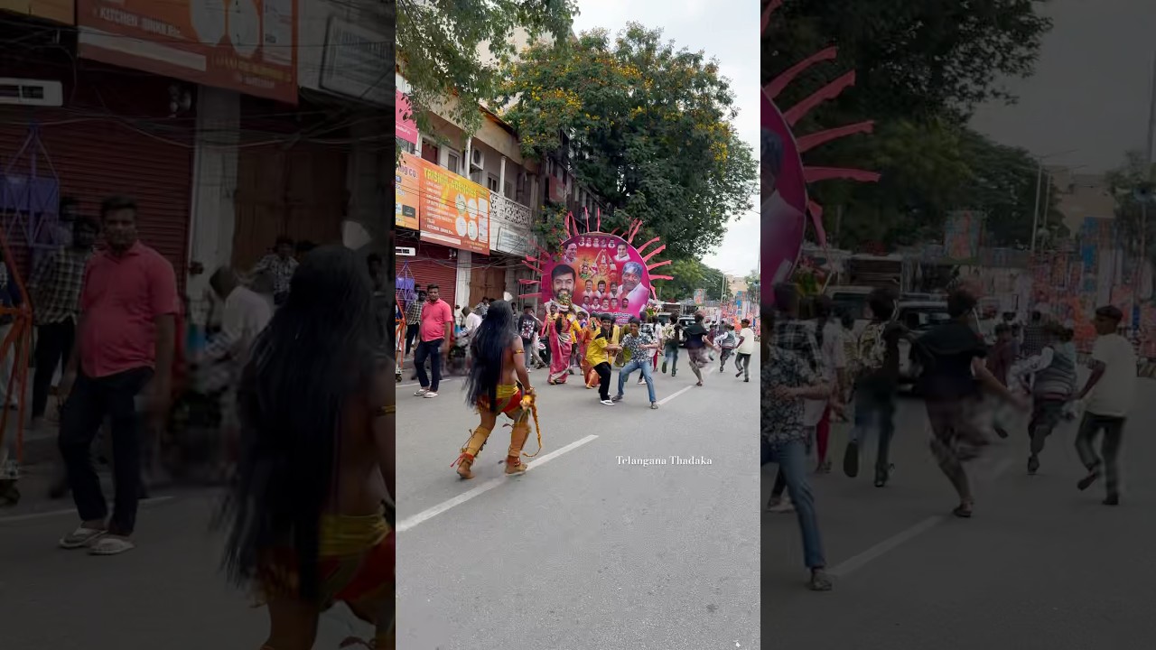 Potharaju Hulchul 🔥 #bonalu #secunderabadbonalu #potharaju #ytshorts #shorts #viral #trending