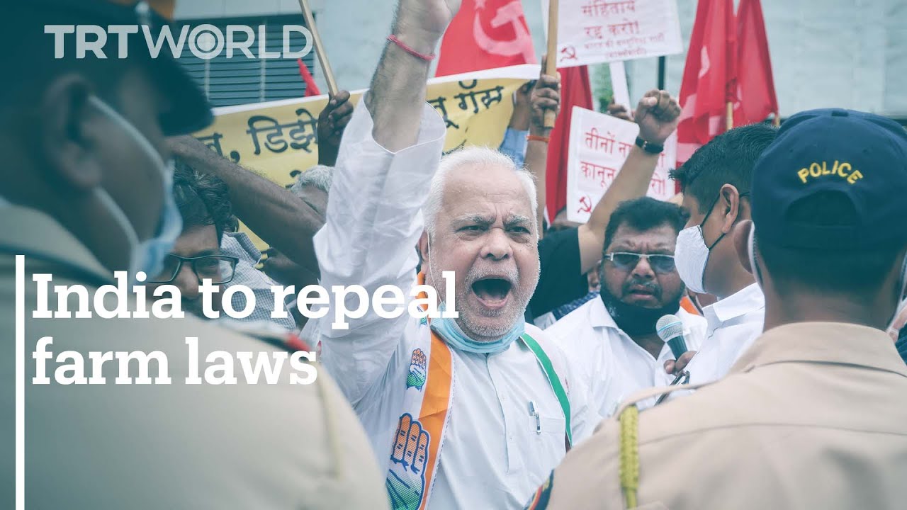 Indian PM Modi to repeal controversial agriculture legislation