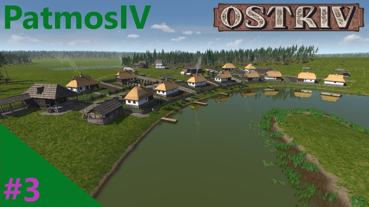 Ostriv - Episode 3 - Trading post, Town center and the first farm