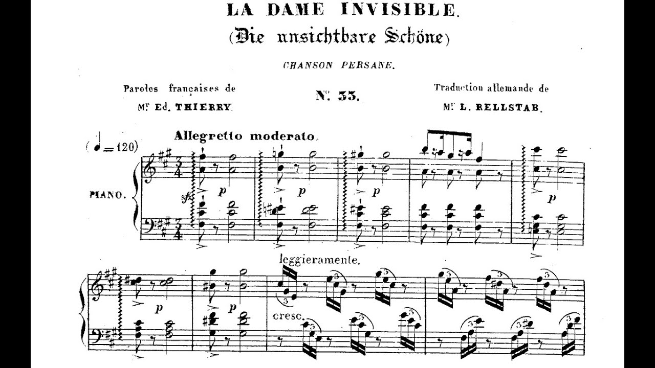 Giacomo Meyerbeer - La dame invisible