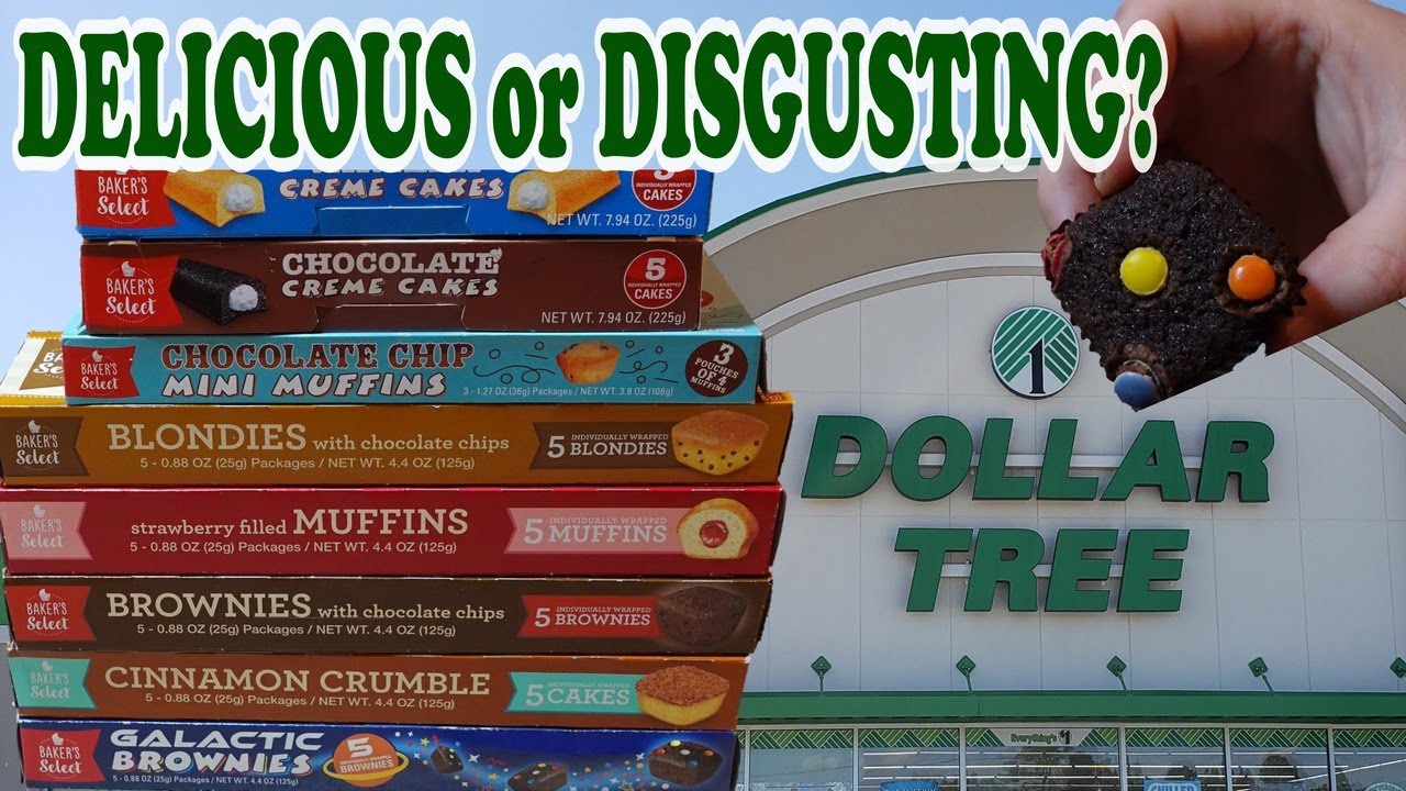 DOLLAR TREE SNACK CAKES - TRYING THEM ALL!