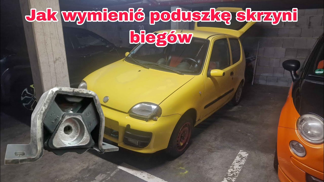Jak wymienić poduszkę skrzyni biegów w Fiat Seicento
