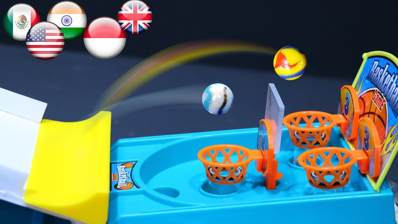Marble race: MARBLE BASKETBALL Friendly #27 - Marble Elimination Race Mini Tournament