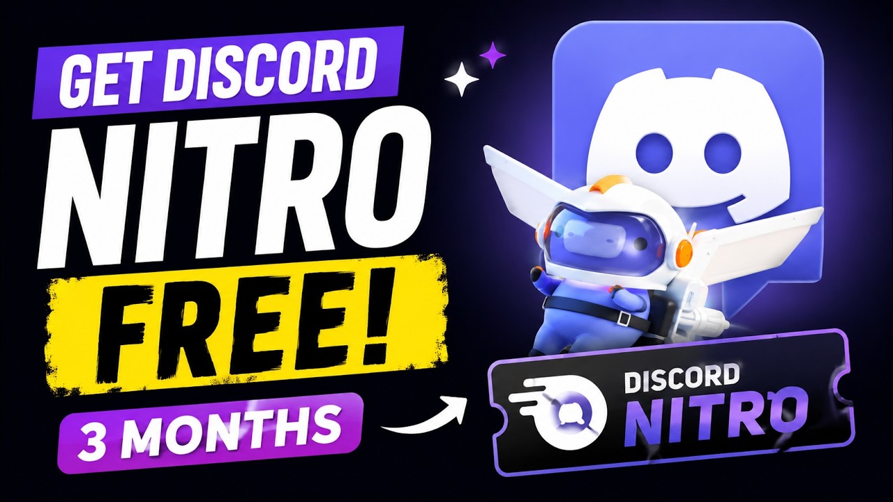 How to Get Discord Nitro FREE for 3 Months (2026 Guide) | Full Tutorial Absolutely FREE !