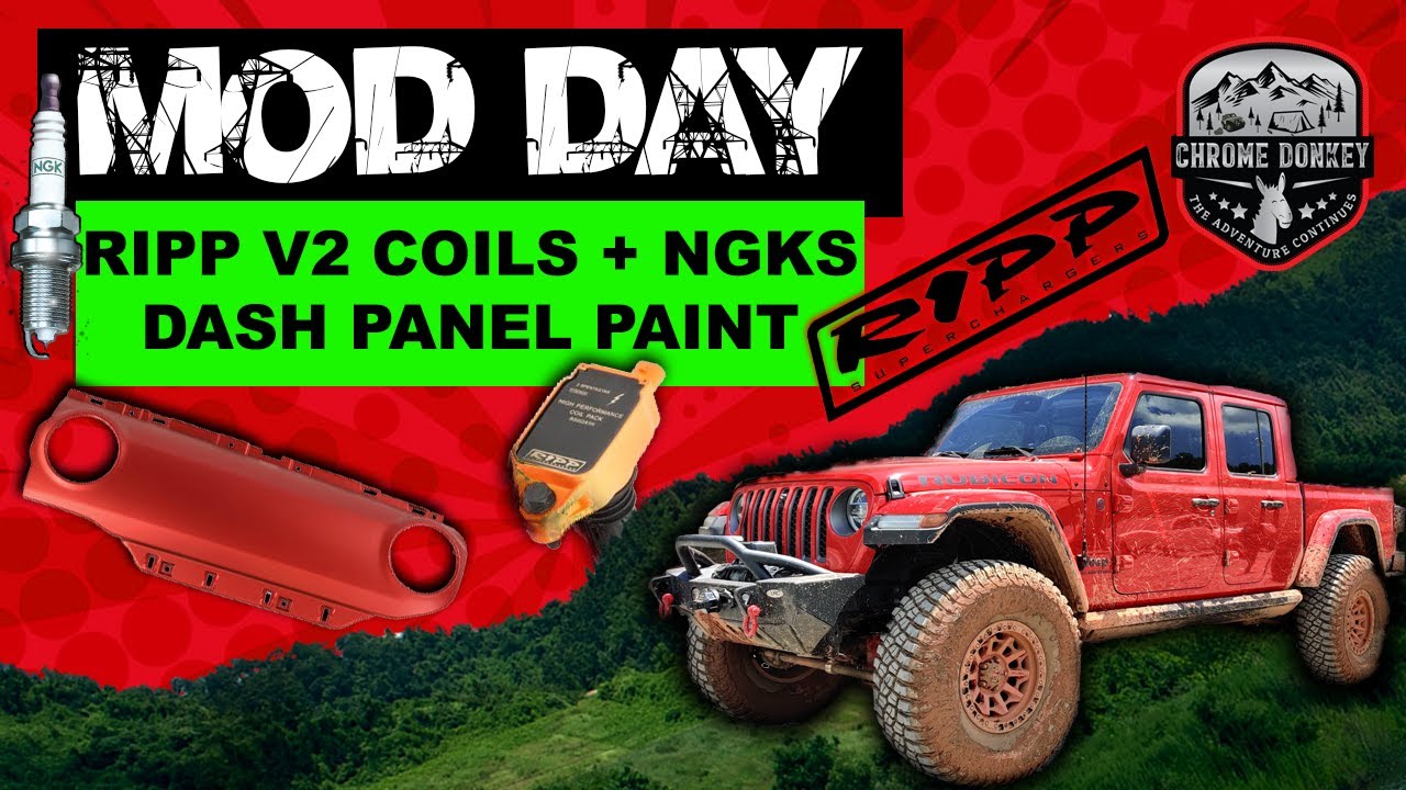 Jeep Gladiator JT & Jeep Wrangler JL 3.6L RIPP Coil Pack + Dash Panel Repainting