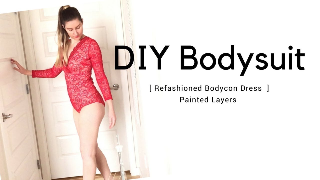 How to make a bodysuit from a dress-DIY