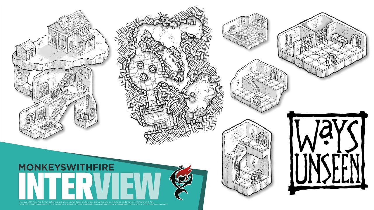 INTERVIEW || ISOMETRIC/TOP-DOWN MAPS FOR TABLETOP GAMING || WAYS UNSEEN