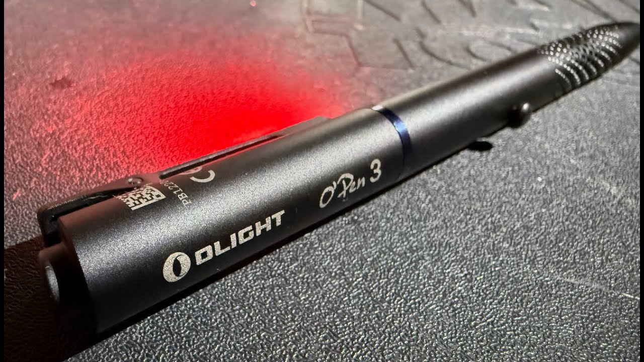 Мощная ручка! Olight O'Pen 3 позволяет писать в темноте благодаря четырём режимам подсветки и фун...