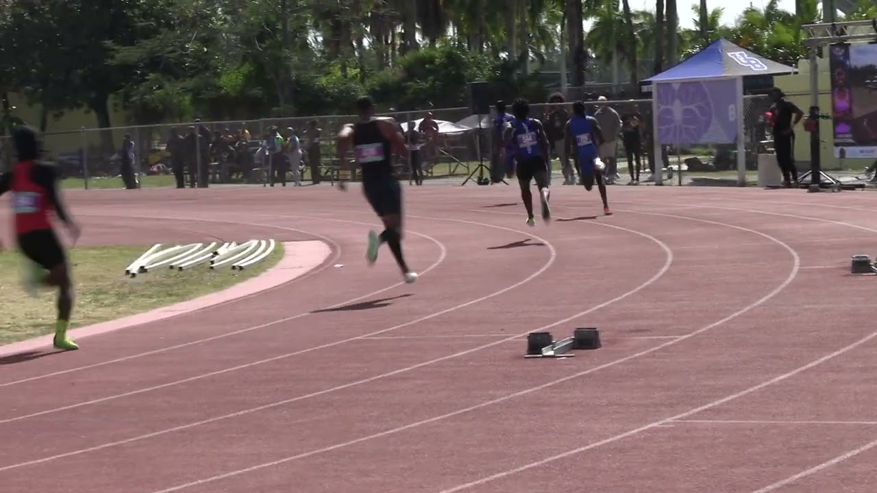 Devynne Charlton Invitational Men Open 400m Finals