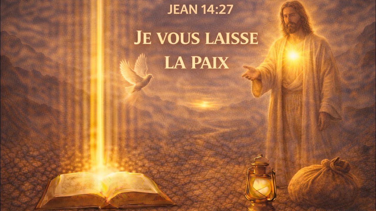 JEAN 14:27 — LA PAIX QUE LE MONDE NE PEUT PAS DONNER 🕊️✝️