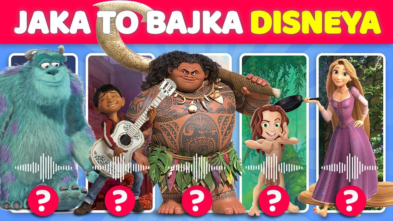 Mega Quiz Disneya!🎬 Odgadnij tytuł bajki po piosence! Masz tyko 8 sekund! Odgadniesz wszystko?