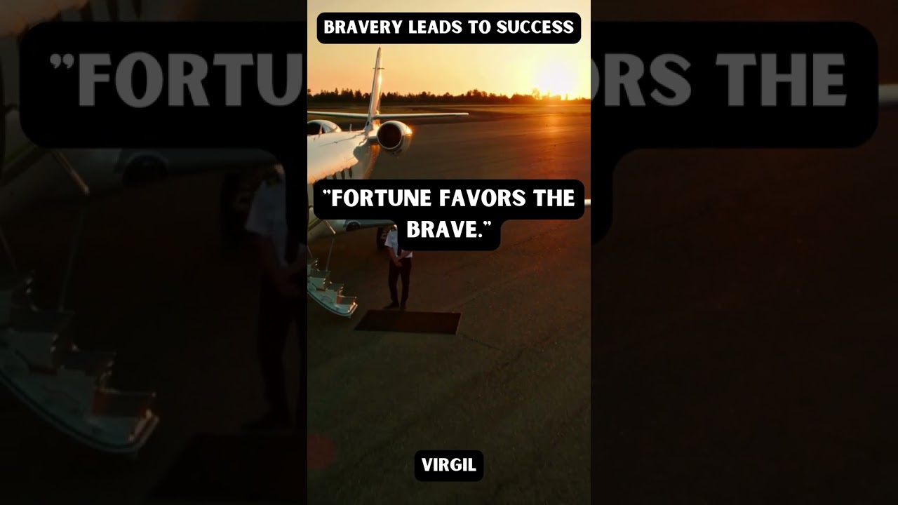In the face of uncertainty and challenges, taking bold actions often leads to success.