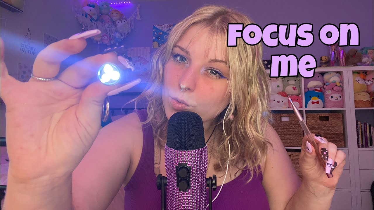 ASMR: быстро и агрессивно следуй моим указаниям, отвечай на мои вопросы и сосредоточься на мне! ✨🔍 💜