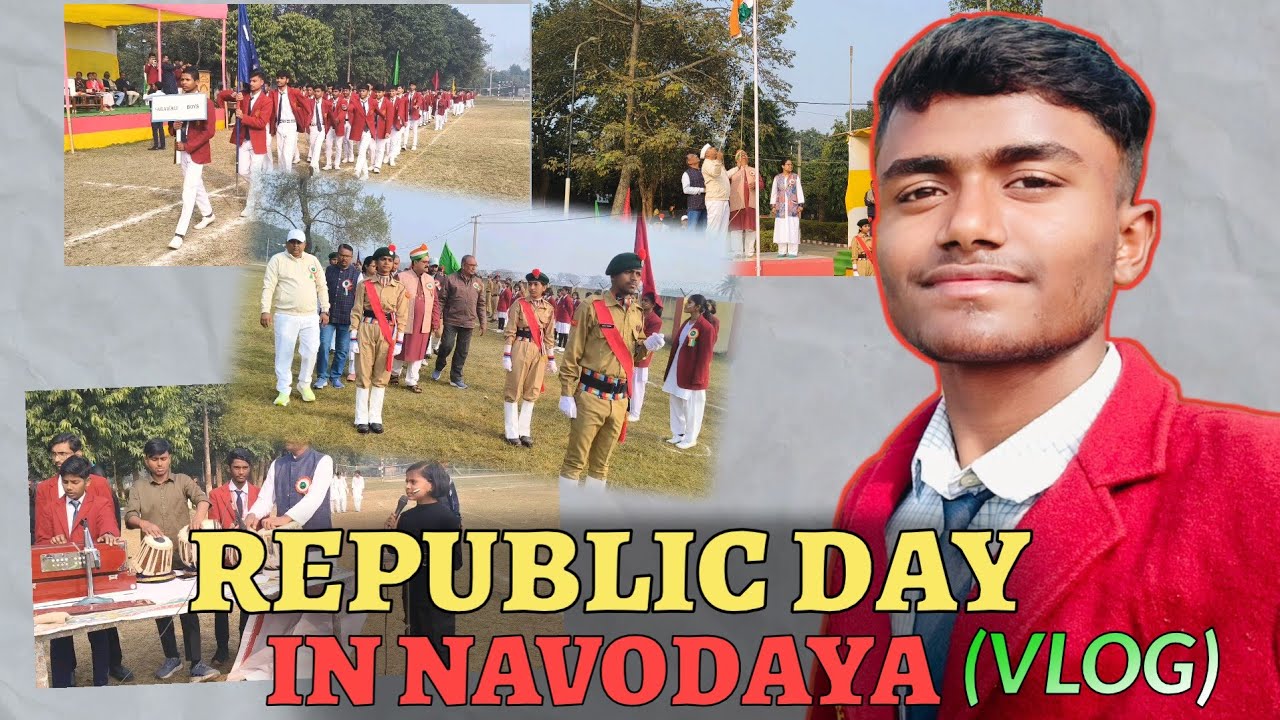 Republic Day 🇮🇳 In Navodaya । Vlog । 