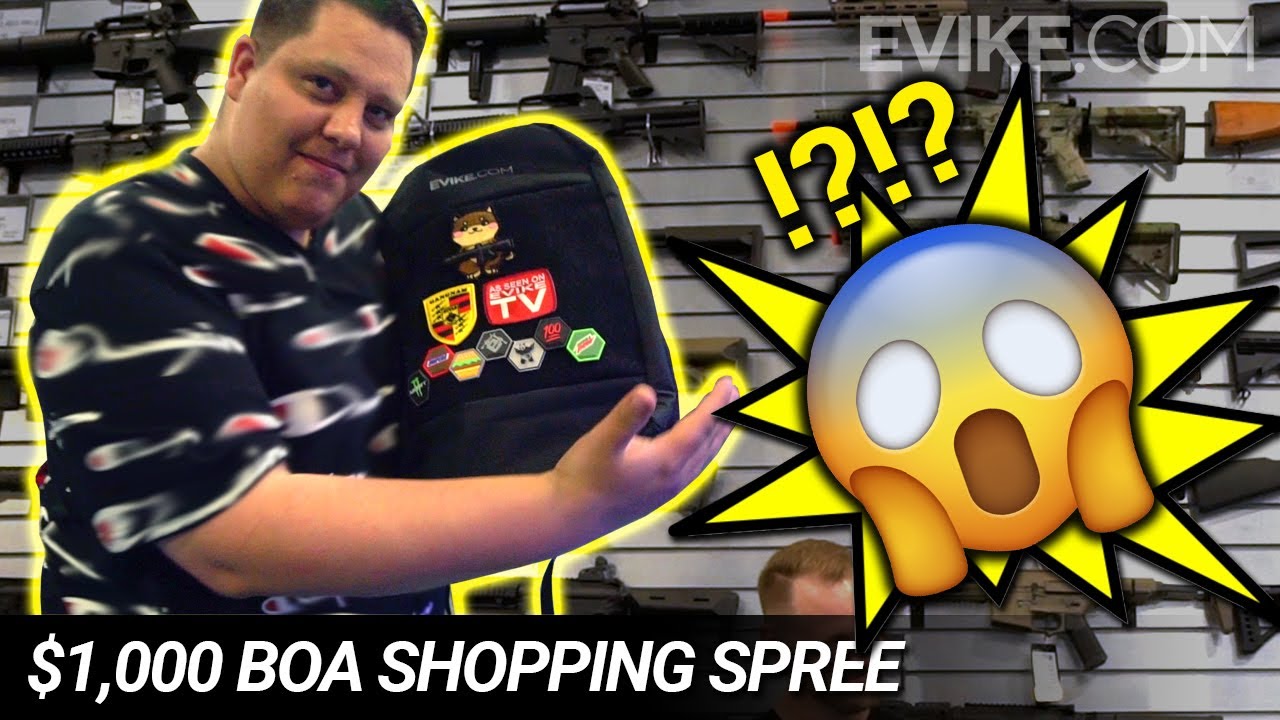 He Did WHAT with His $1,000 Evike.com Shopping Spree!?  Box of Awesomeness WINNER!