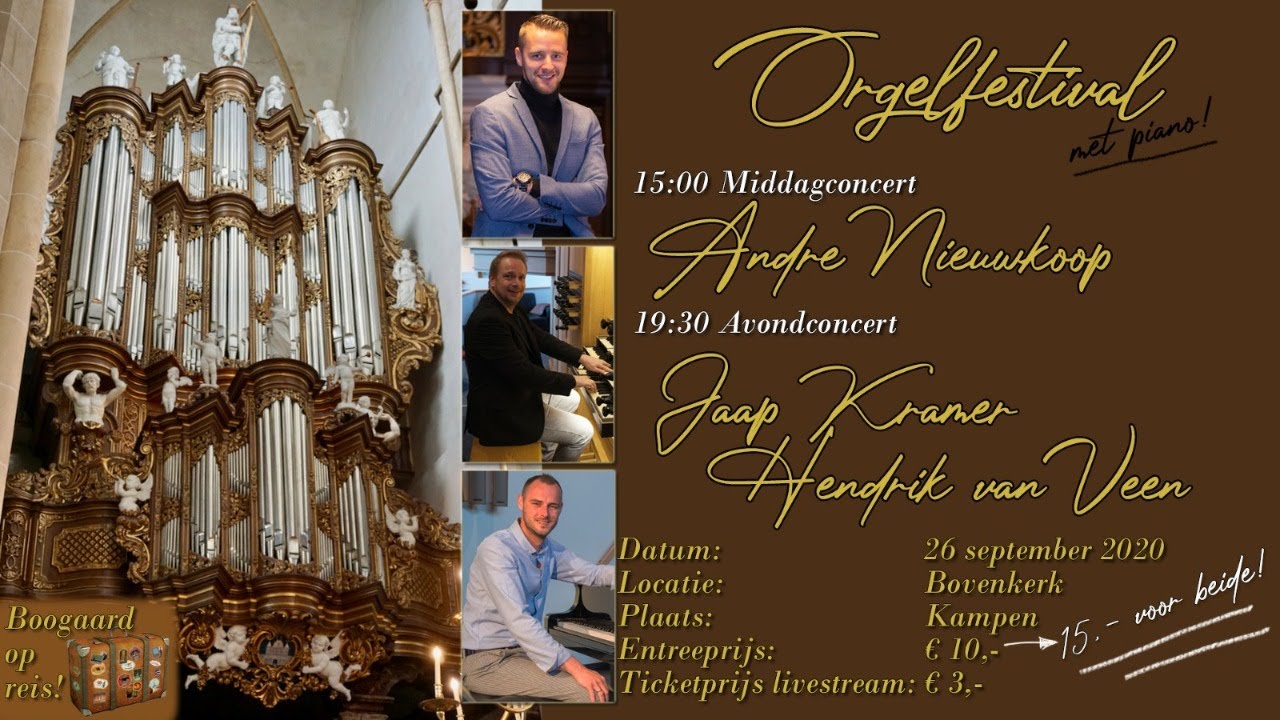 Orgelfestival met Andre Nieuwkoop