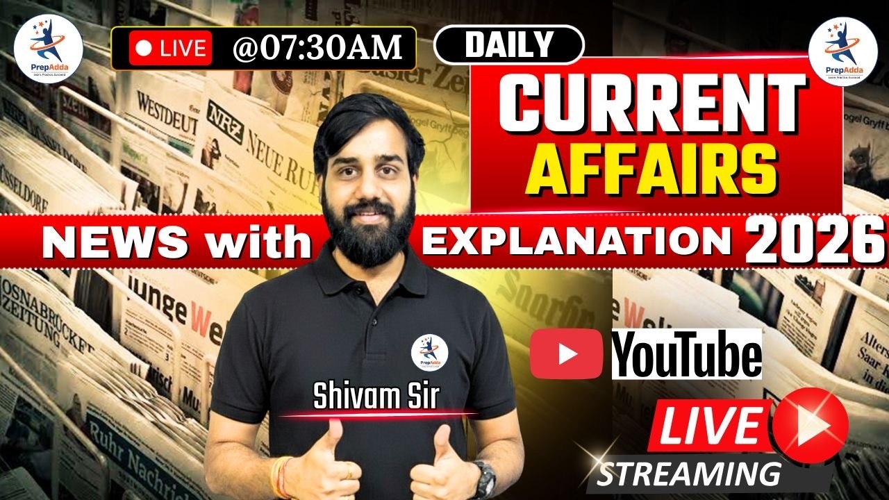 06 March 2026 | Daily Current Affairs | Live 7:30AM | News Analysis with Explanation | Shivam Sir