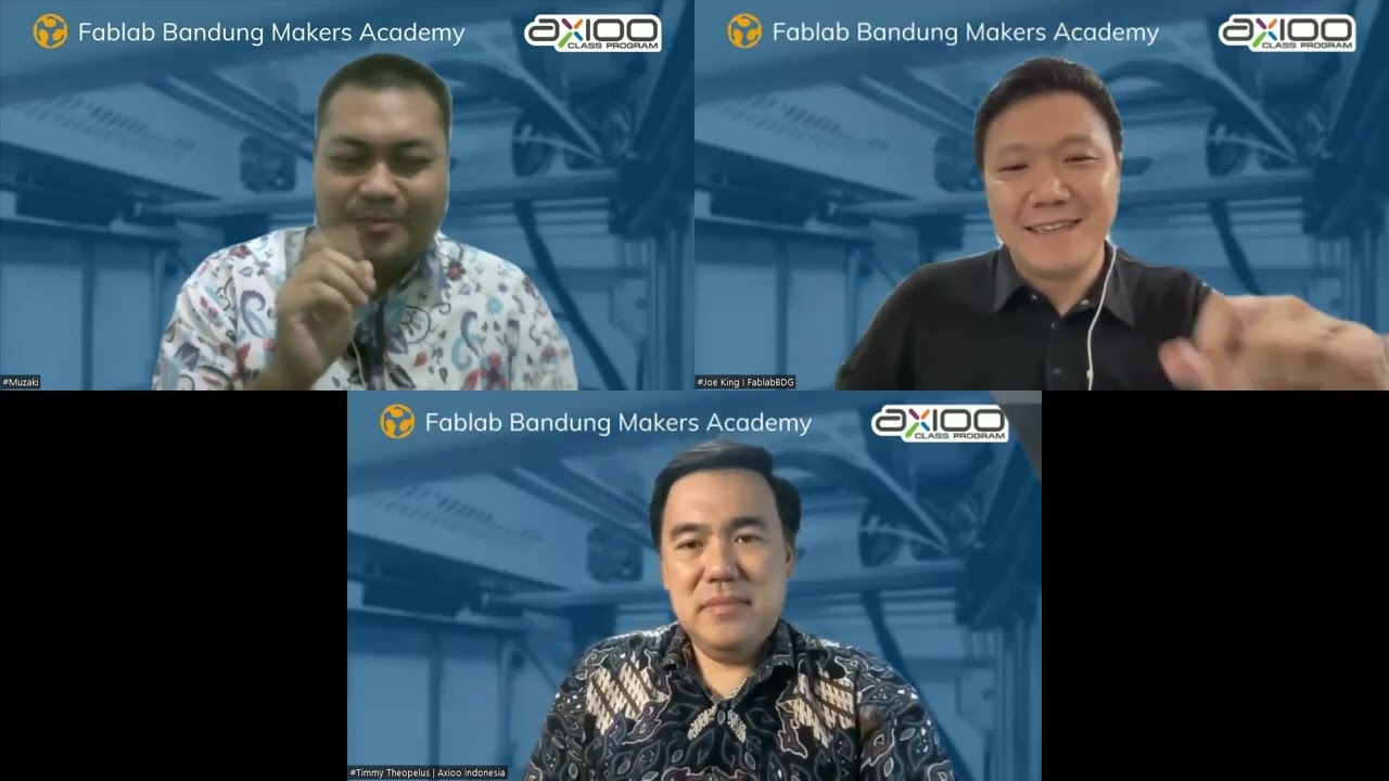 Webinar dan Bimtek Axioo - Fablab Makers Academy