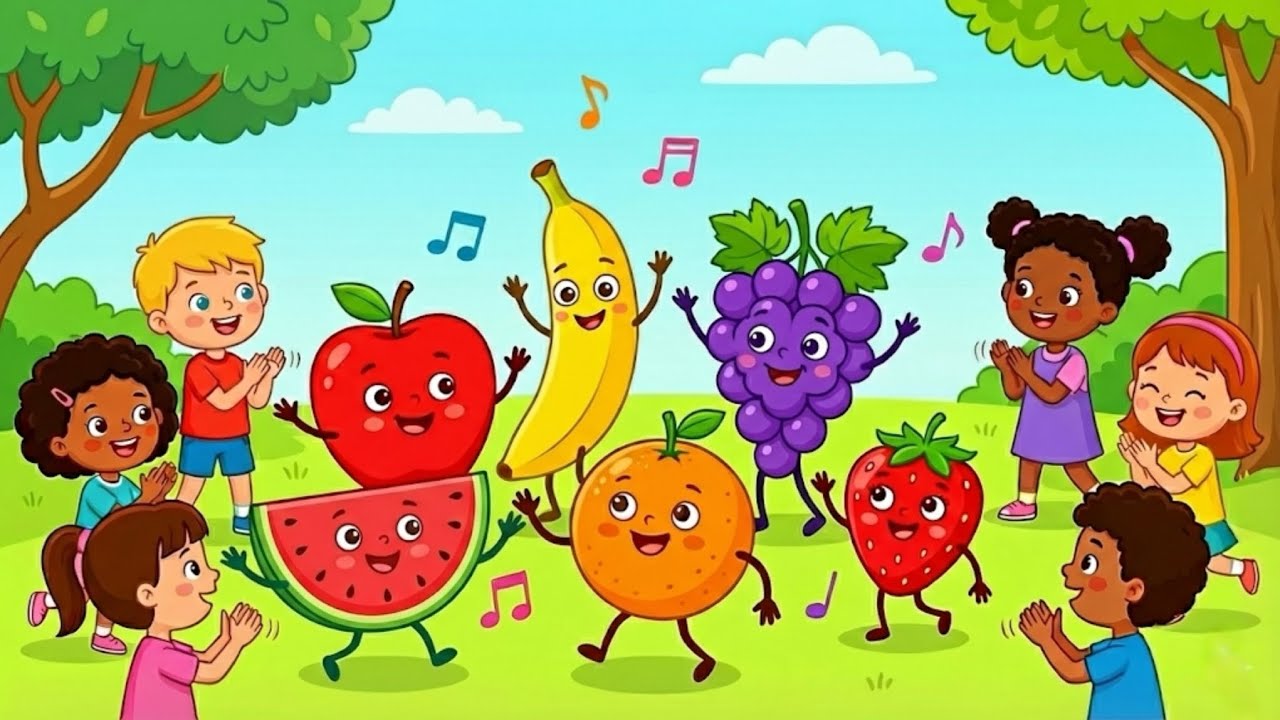  Five Fruits for Kids Kidsbaby002