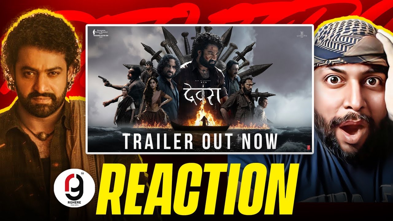 Devara Release Trailer (Hindi) | NTR | Saif Ali Khan | Janhvi | Koratala | Anirudh | Reaction By RG