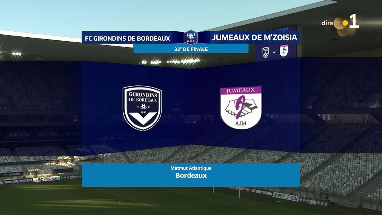 Jumeaux de Mzouazia face aux Girondins de Bordeaux