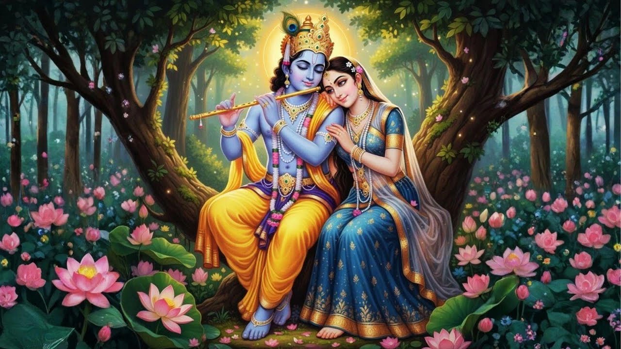 Krishna Flute Music for Positive Energy & Mind Relaxation, Morning Flute,Stress Relief music,Yoga