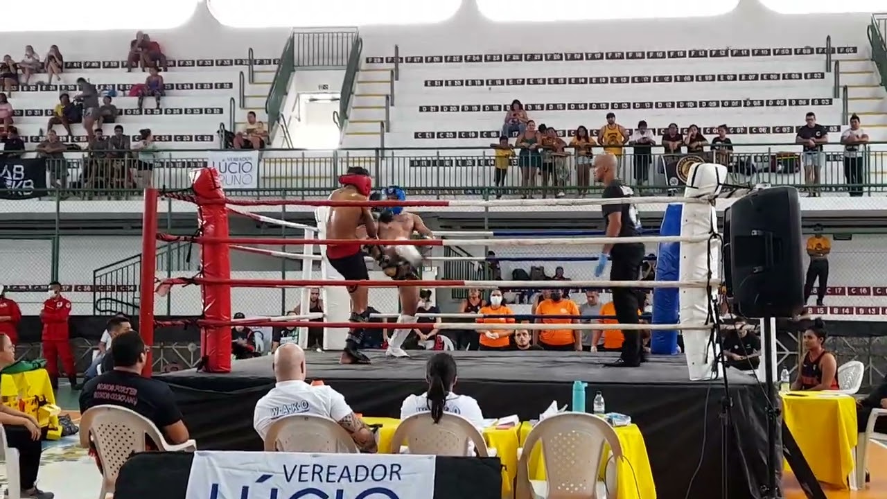 Pedro Casquê final do campeonato cearense de kickboxing modalidade k1