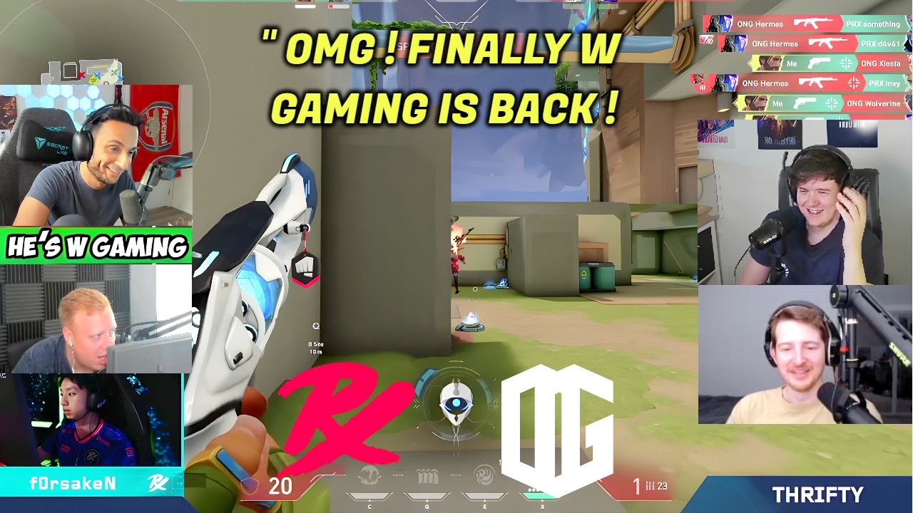 24 Minutes of Streamers React to PRX vs ONSIDE CRAZY Moments in VCT Pacific Stage 2 Playoffs