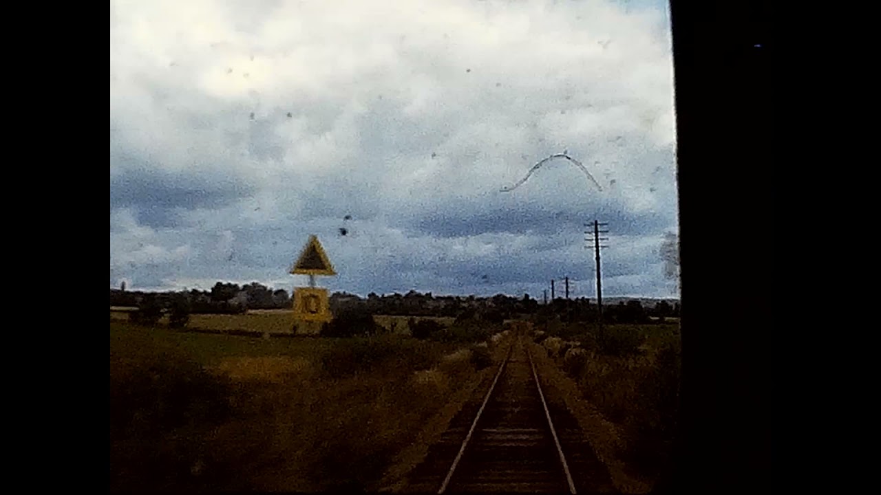 Bilder från förarhytten mellan Kristianstad, Sölvesborg och Älmhult 1979