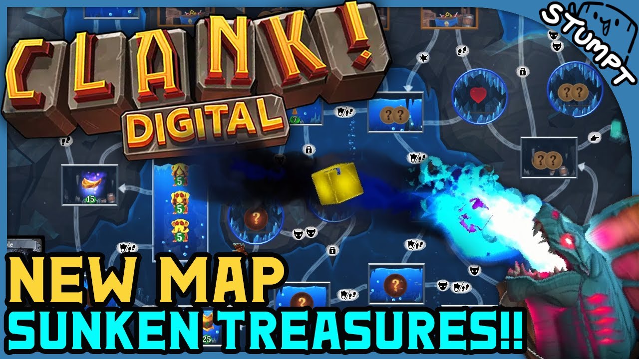 NEW SUNKEN TREASURES MAP DLC!! - CLANK! (PC Gameplay)