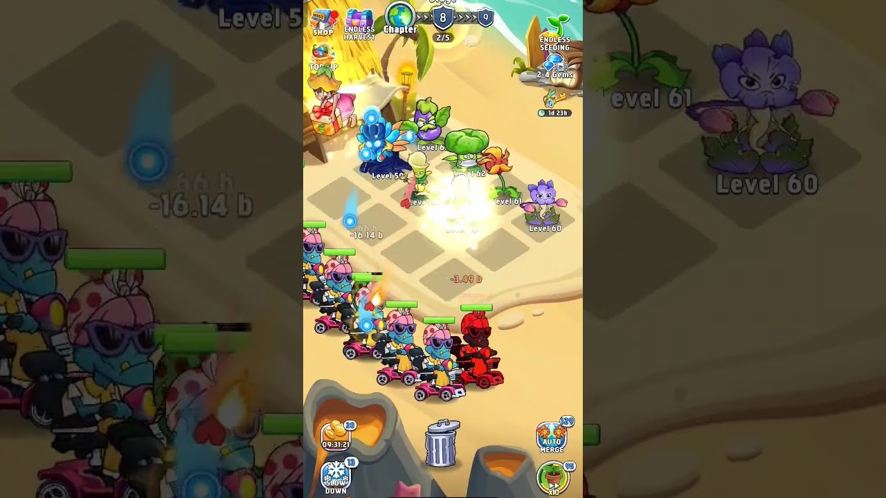 merge plants level 64