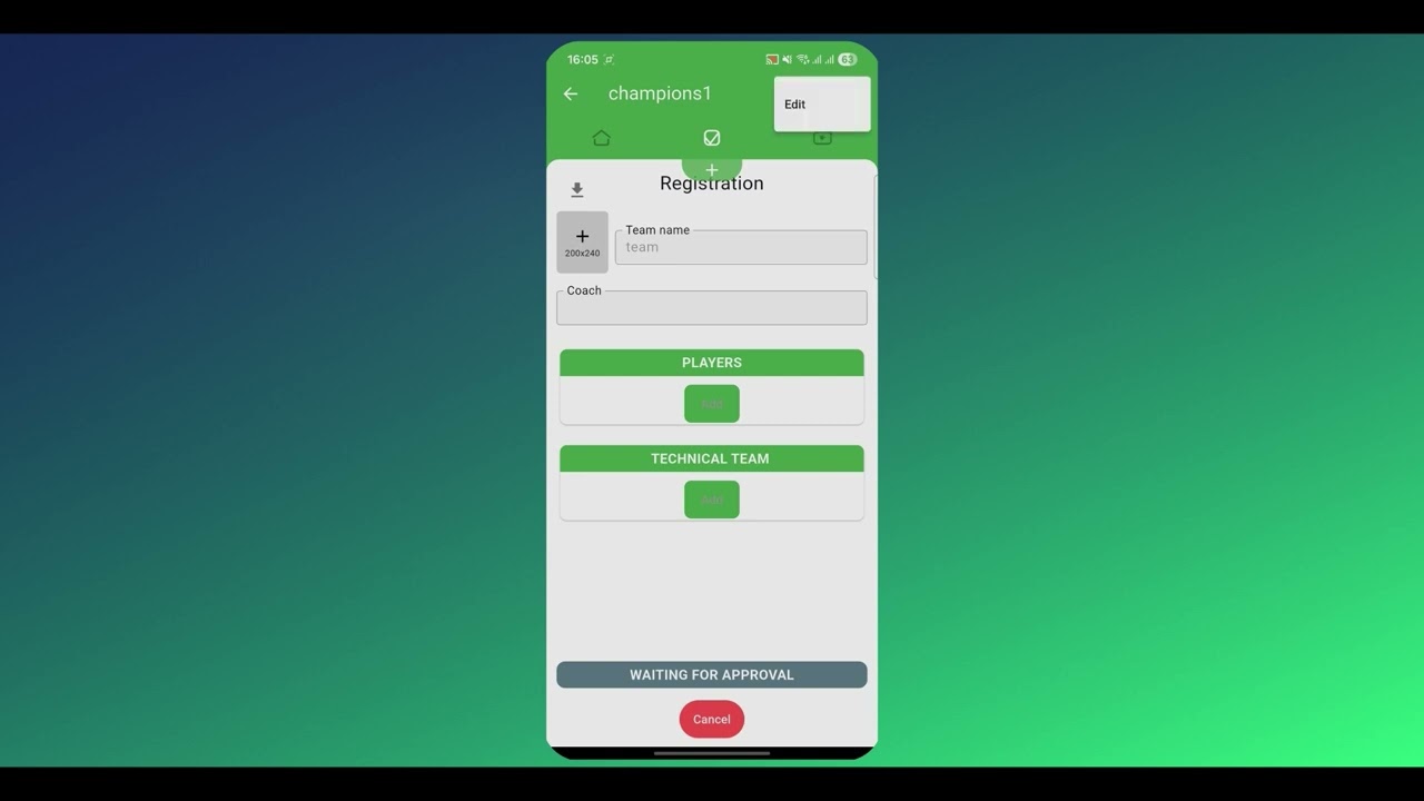 Tutorial: ADD TEAMS – Copa Fácil App