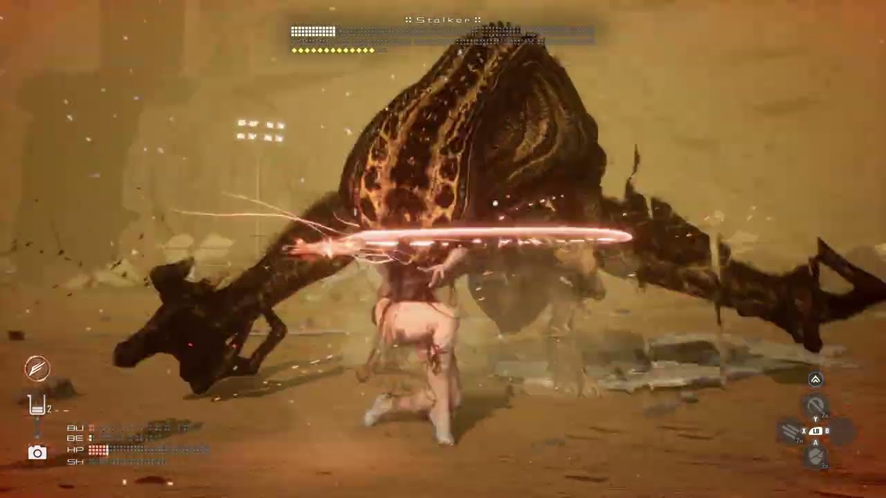 Stellar Blade 2026 02 20   Stalker boss rematch (hard mode)