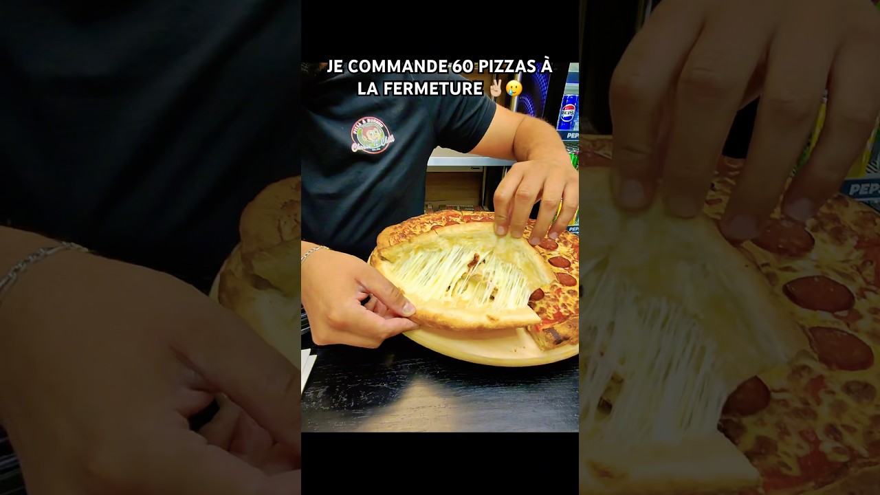 Tu l&rsquo;aurais prise cette commande toi ? ABONNE TOI❤️🐼 #cam&eacute;racach&eacute;e #experiencesociale #pizza #prank