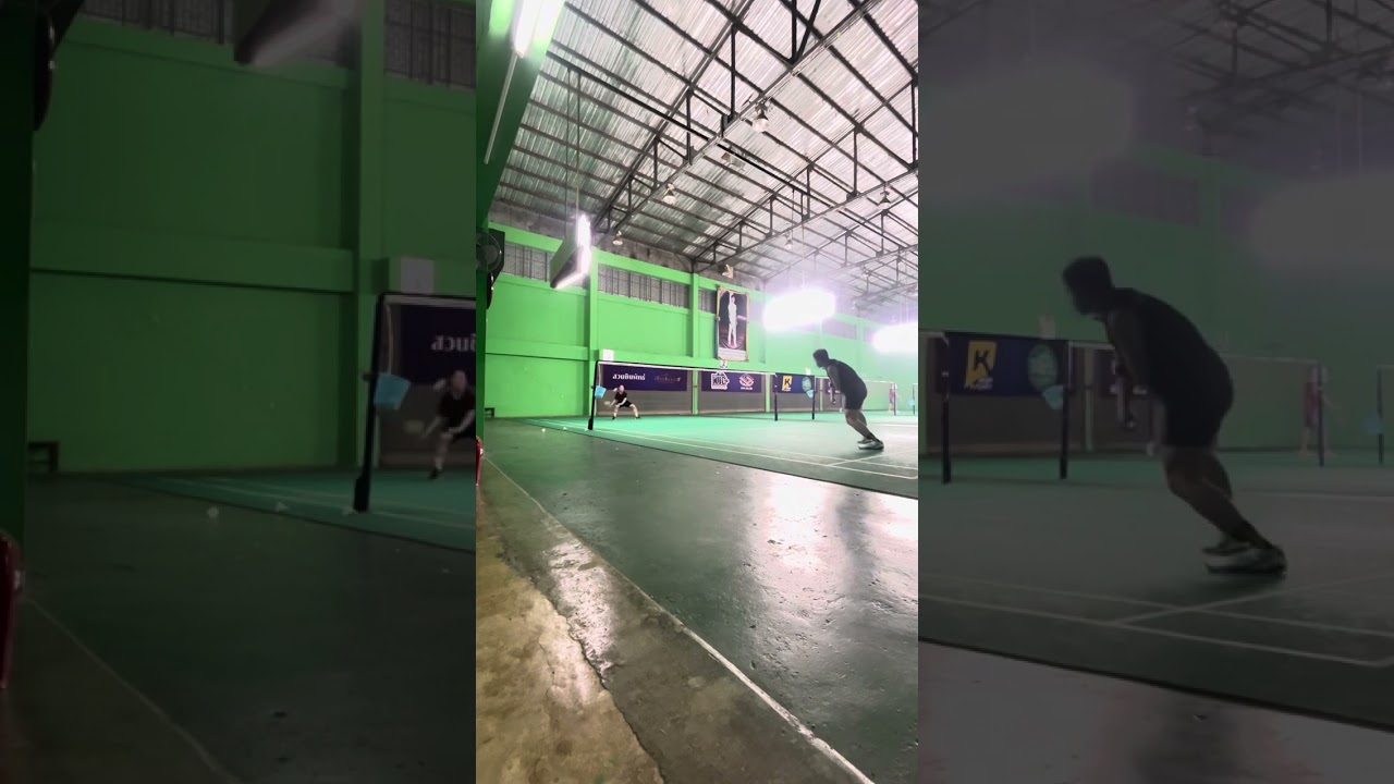 Overhand Forehand Center Practicing.