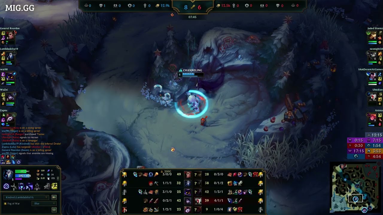 Giving Kindred a go with no mark stacking