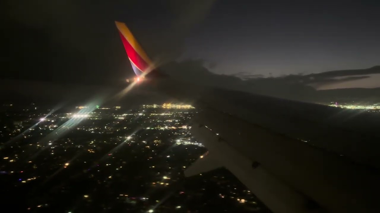 LGB Night Landing | Southwest Airlines