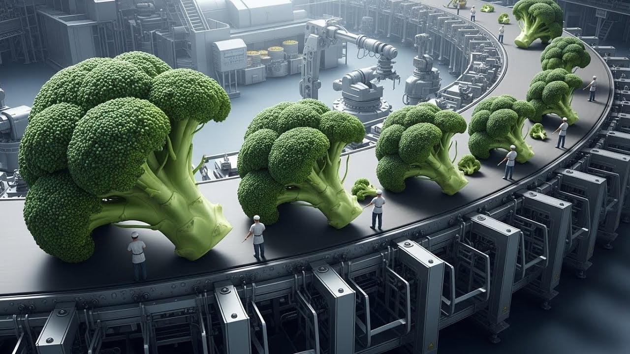 Inside the Factory: The Shocking Industrial Process Behind Broccoli Production