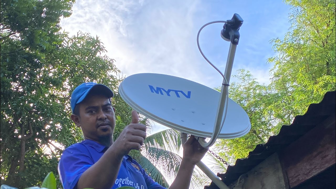 Mytv Freeview | Install Full Set Mytv Piring Baru | Dekoder Mytv Combo S2 | Naik Kod E030