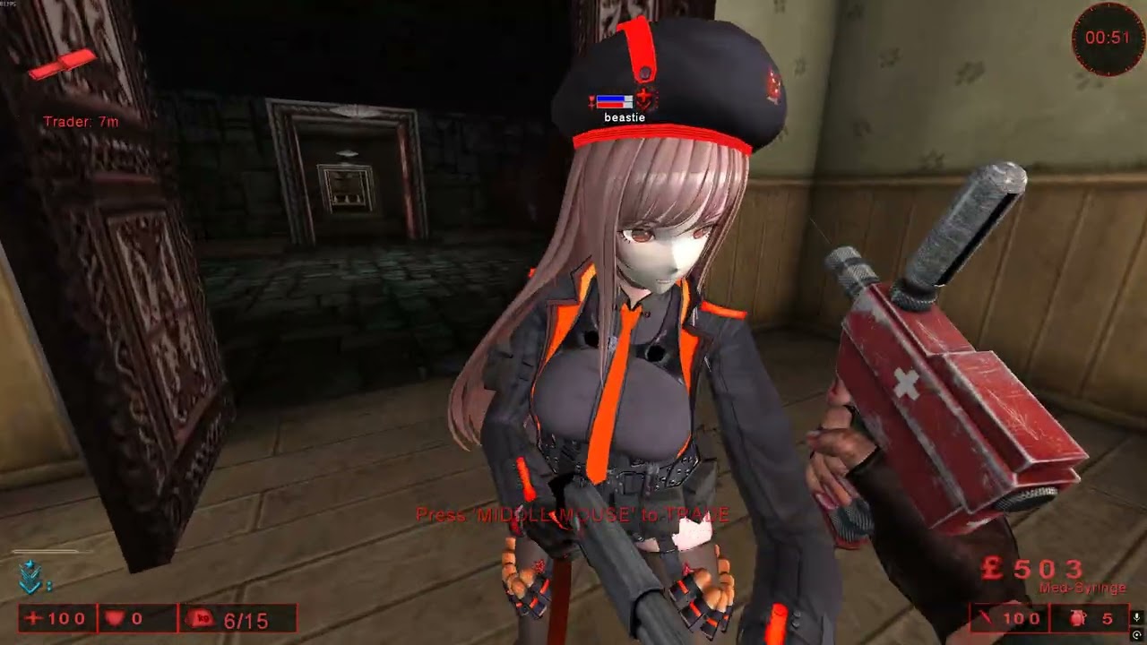 Killing Floor 1 | Mansion Garden | Commando (Waves 1-10 + Boss - Patriarch)