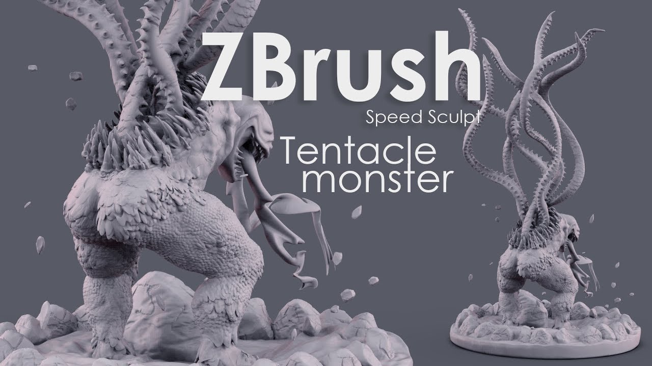 Zbrush Sculpt Timelapse | Turning Michael Seludo's Concept Art into 3D