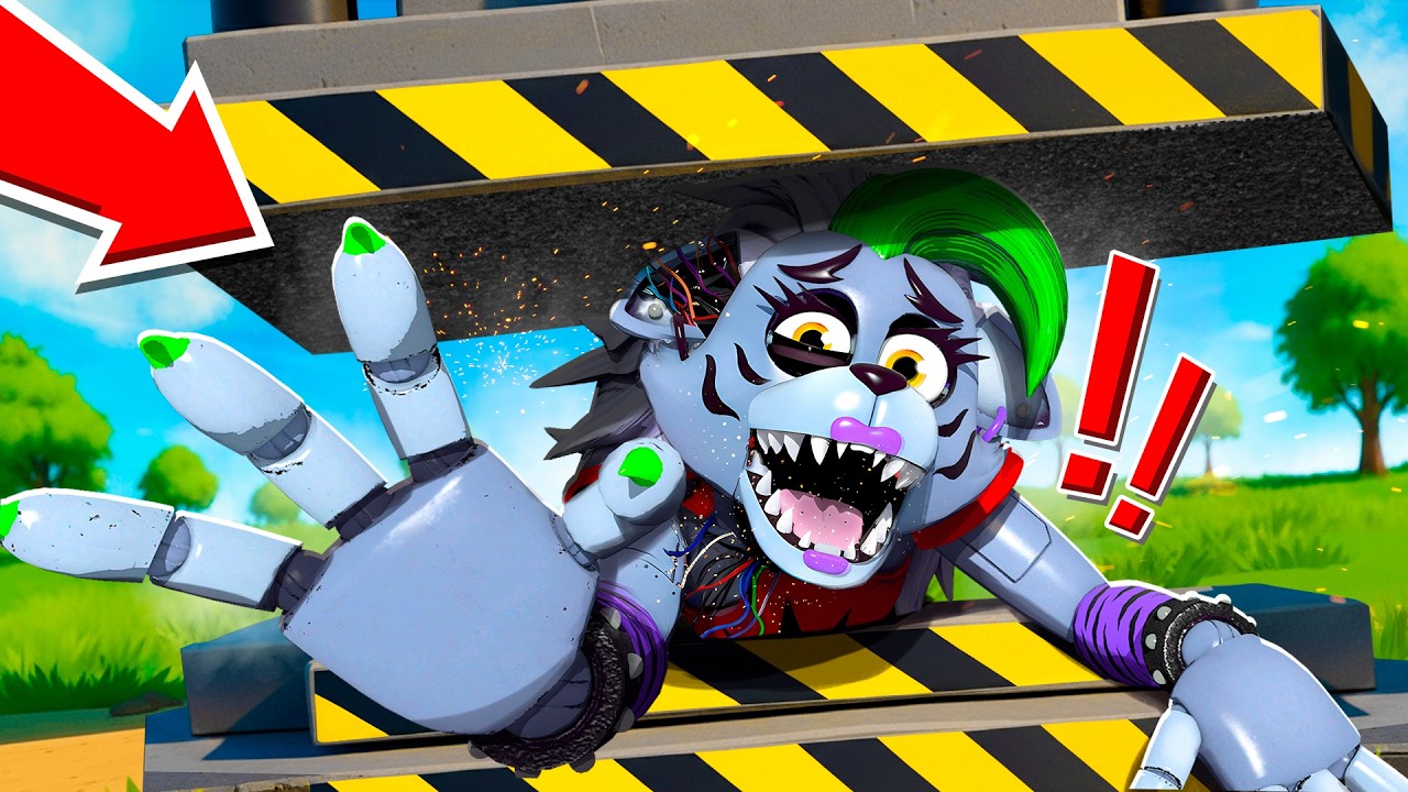Crushing FNAF Animatronics! in Bonelab VR