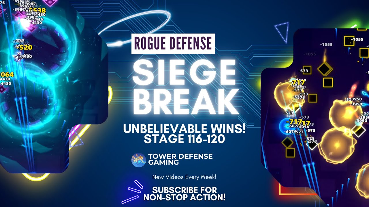 Best Combo - Super Size Mega Blackhole : Rogue Defense [Siege Break Part 18 Stage 116 - 120]