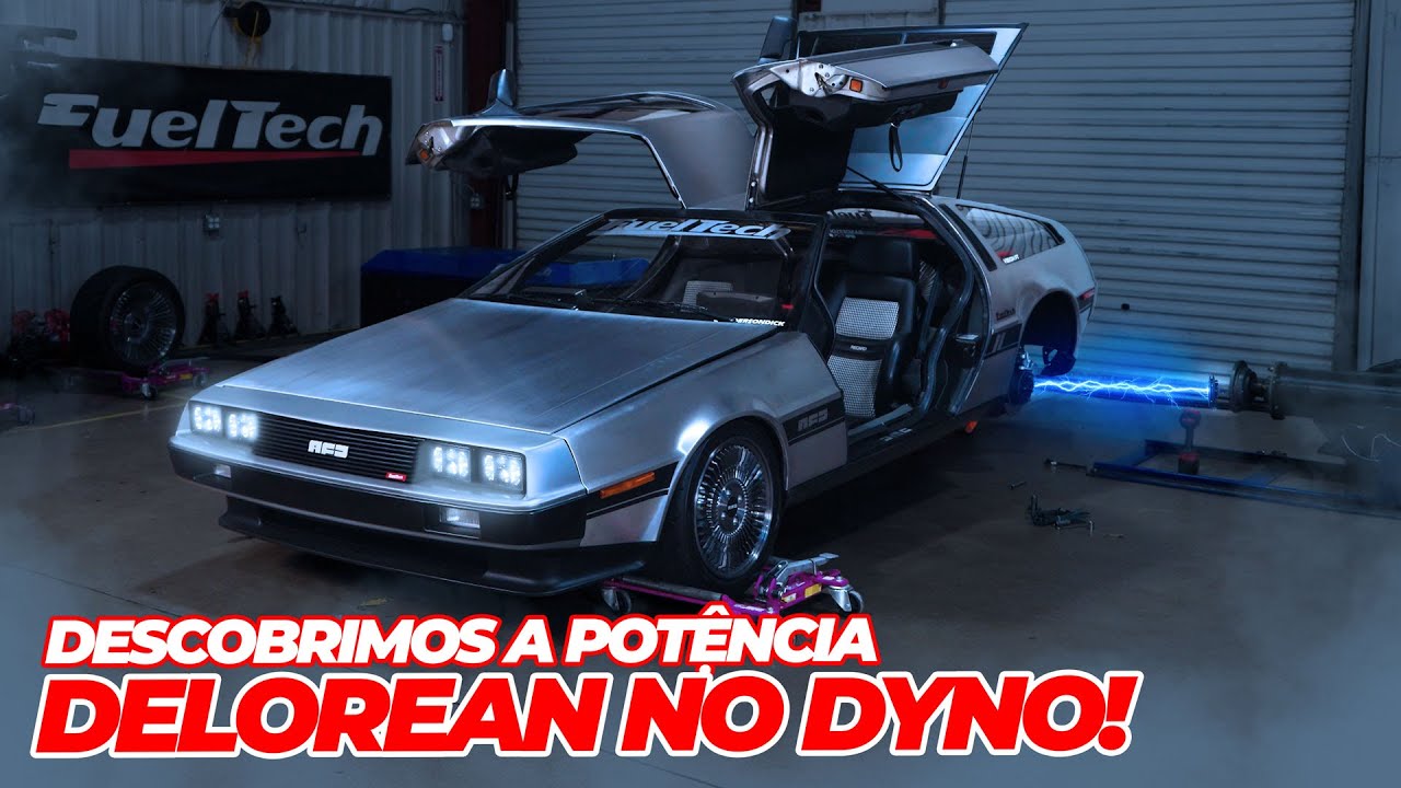 Quanto Rende o Motor Ferrari no DeLorean? Teste no Dinamômetro!