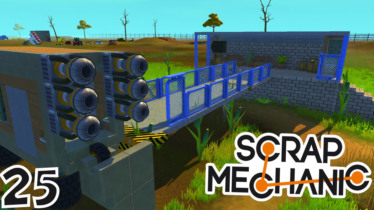 CONSTRUCTION D'UNE GARE ! | Scrap Mechanic ! #Ep25